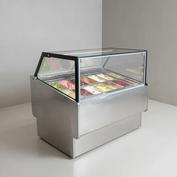Oscartek GIA SQ G1650 Gelato/Ice Cream Showcase