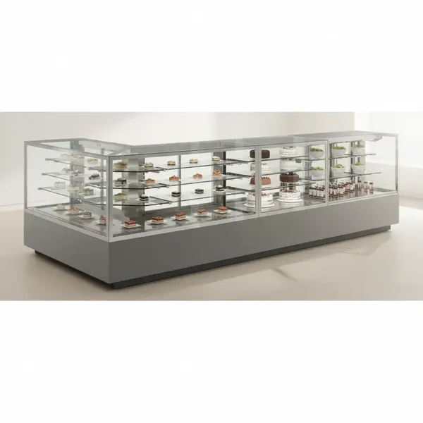 Oscartek ITALIA 3 DPA90RT Deli/Pastry Showcase 59" x 79"