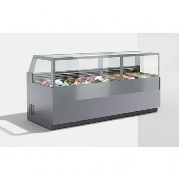 Oscartek ITALIA 3 Gelato/Ice Cream Round Tubs Display
