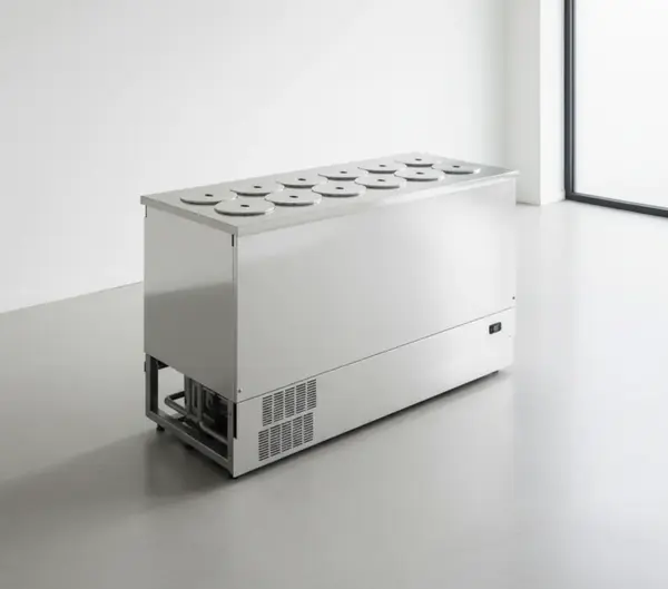 Oscartek POZZETTI/BPGL P8 Gelato/Ice Cream Display Case