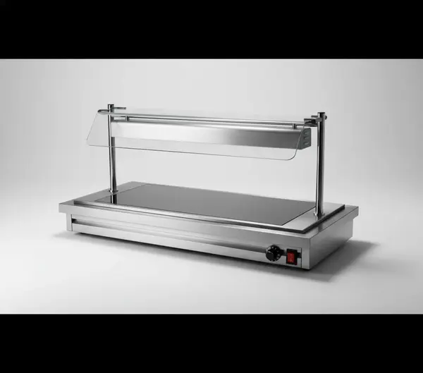 Piper Products B14050 Berkeley Heated Shelf Food Warmer - 15.75"W x 19.69"D