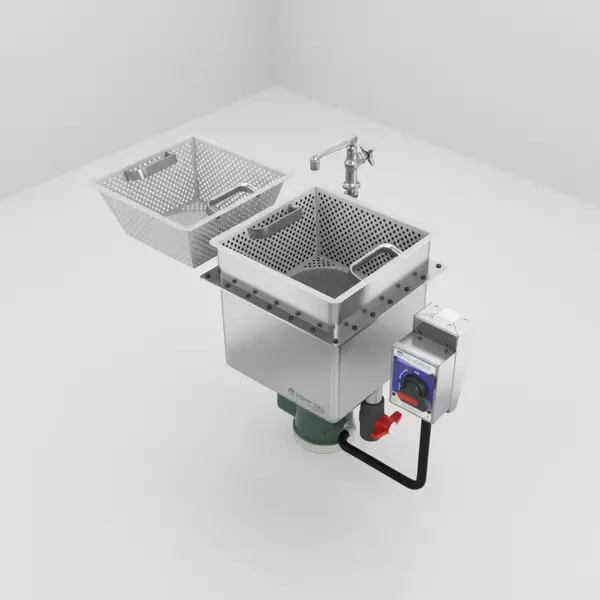 Power Soak SS-W-230-1 Silver Soak Sink - 11 Gallon Wash Tank