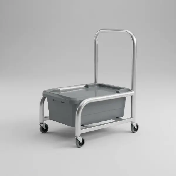 Robot Coupe R198 Food Tray Cart with Pan & Lid