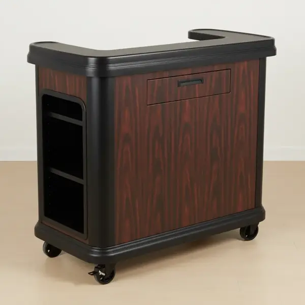 San Jamar 7550094 Portable Bar with Integrated Features