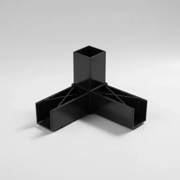 San Jamar 900203 Carlisle Sneeze Guard Assembly Block - 1"