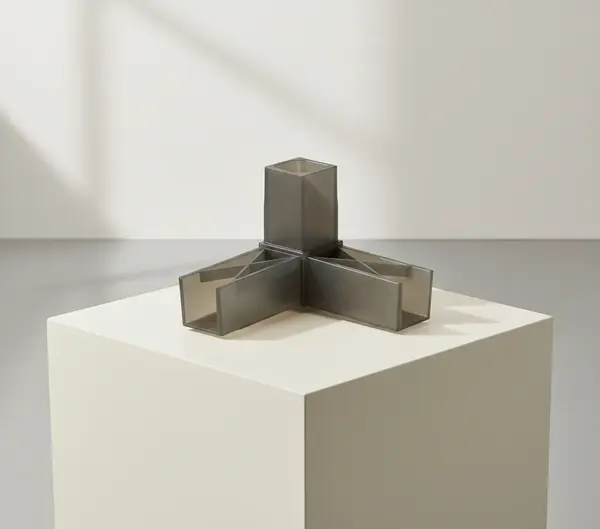 San Jamar 900231 Carlisle Sneeze Guard Assembly Block - 1"