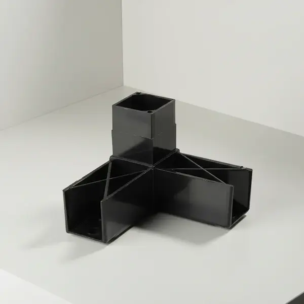 San Jamar 900303 Carlisle - Sneeze Guard Assembly Block - 1-1/4"