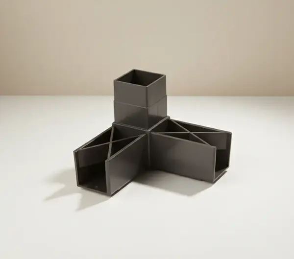 San Jamar 900331 Carlisle Sneeze Guard Assembly Block - 1-1/4"