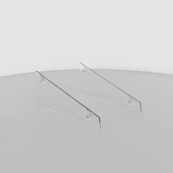 San Jamar 905107 Carlisle - Sneeze Guard End Panel