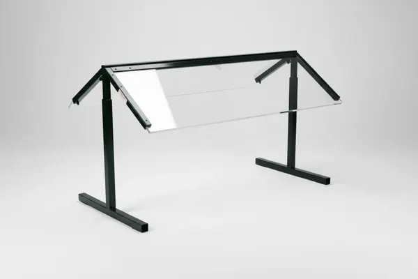 San Jamar 972003 Carlisle Portable Sneeze Guard