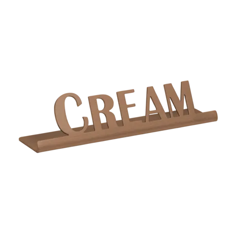 Service Ideas 1C-ST-CREAM-SIGN-RG
