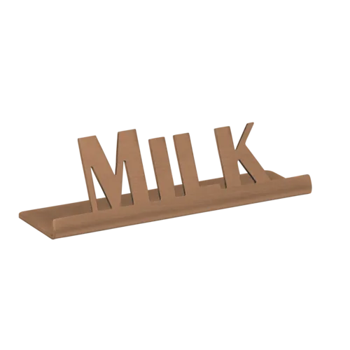 Service Ideas 1C-ST-MILK-SIGN-RG