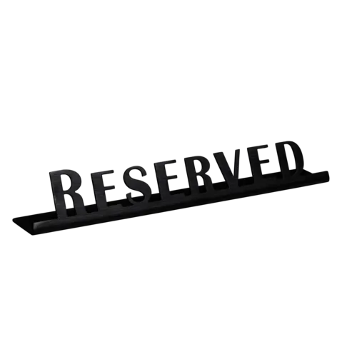 Service Ideas 1C-ST-RESERV-SIGN-BX
