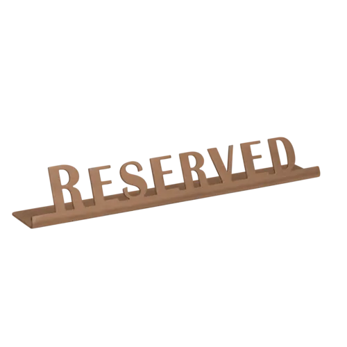 Service Ideas 1C-ST-RESERV-SIGN-RG