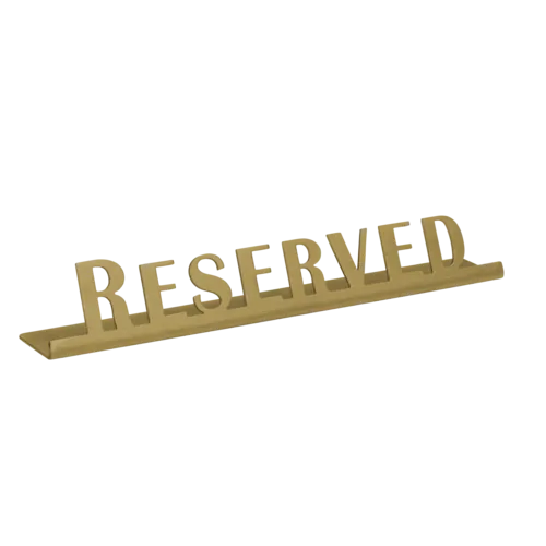 Service Ideas 1C-ST-RESERV-SIGN-VG