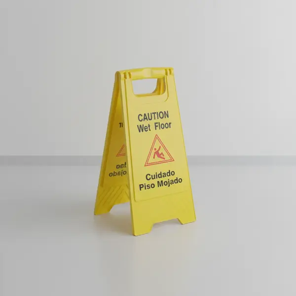 Thunder Group PLWFC024 Safety Floor Sign - Caution Wet Floor