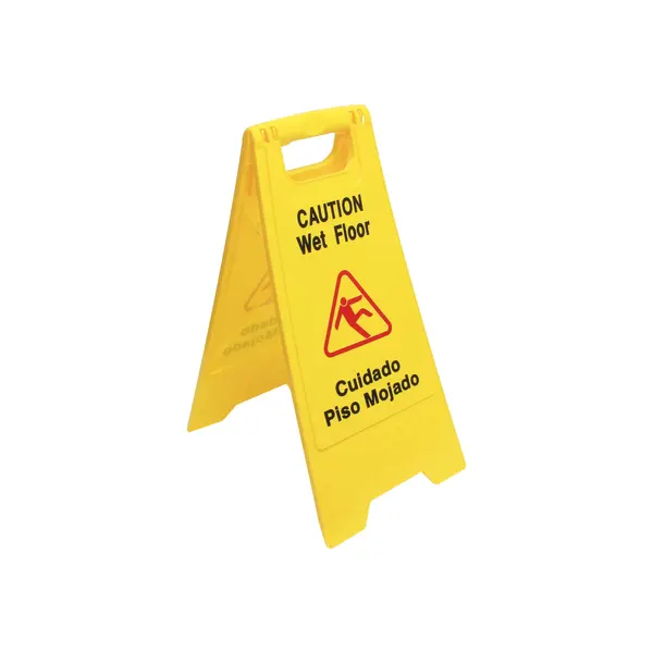 Thunder Group PLWFC024 Safety Floor Sign - Caution Wet Floor