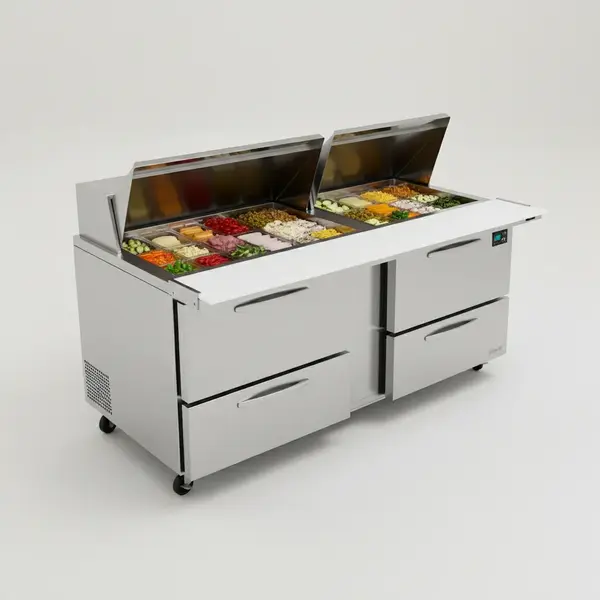 Turbo Air PST-72-30-D4-N-SL