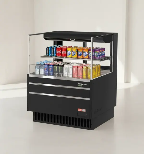 Turbo Air TOM-36L-UFD-W(B)-2S-N