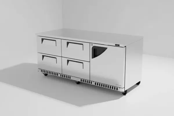 Turbo Air TUR-72SD-D4R(L)-FB-N