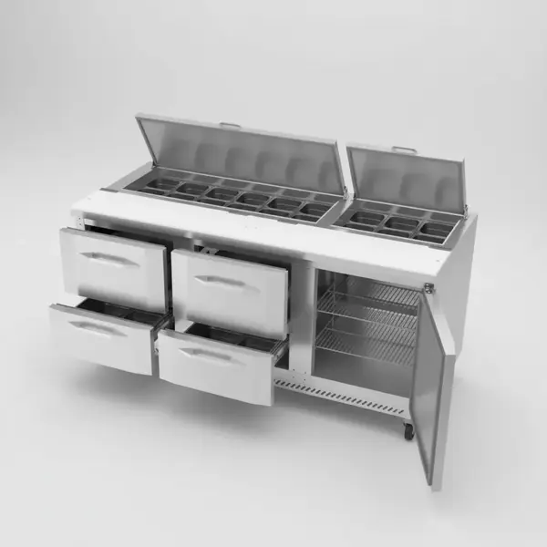 Victory Refrigeration VSPD72HC-18-4