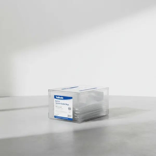 Vollrath 23854 Boil-In Vacuum Sealer Bags - 12" x 16" (Pack of 100)