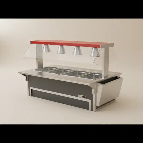 Vollrath 9860404 Access 60" Buffet Breath Guard