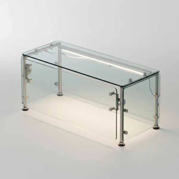 Vollrath FC-6BG-041C-LED 6-Series Cafeteria-Style Breath Guard