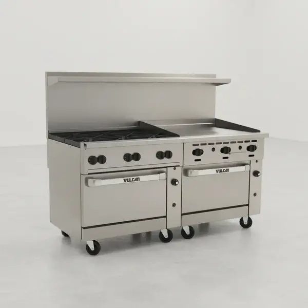 Vulcan 72SC-6B36G Restaurant Gas Range with Convection Oven