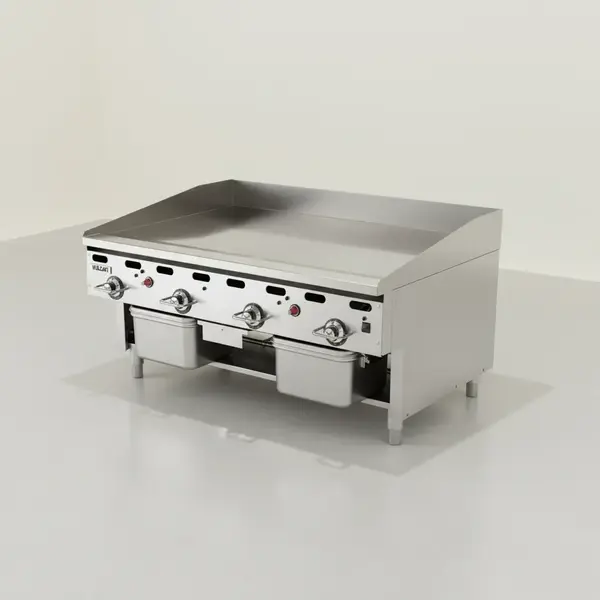 Vulcan MSA72 72" Countertop Gas Griddle with Thermostatic Controls