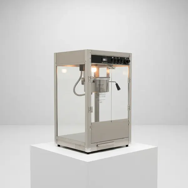 Winco 11087 Benchmark Silver Screen Popcorn Machine