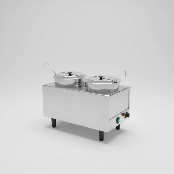 Winco 51072P Benchmark Dual Well Warmer