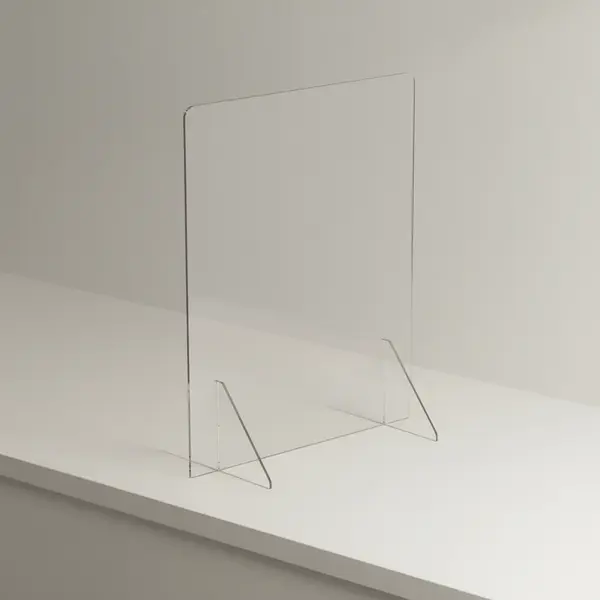 Winco ACSS-2432 Safety Shield - Clear Acrylic Countertop Shield