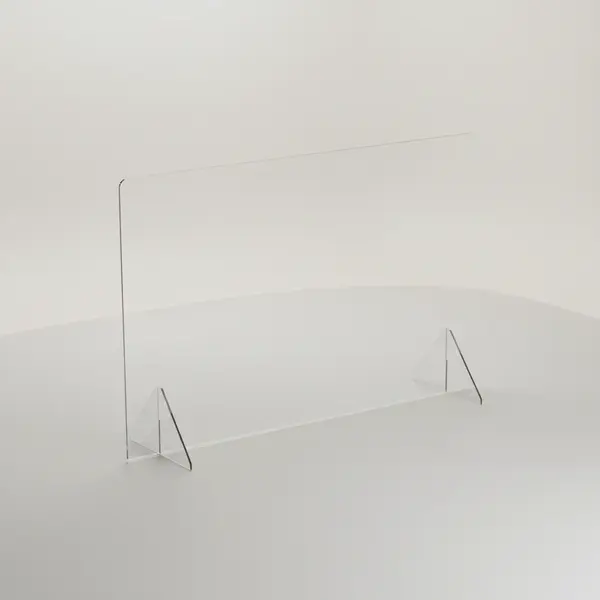 Winco ACSS-4832 Safety Shield - Clear Acrylic Countertop Shield