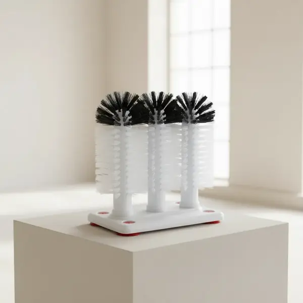 Winco GWB-3 Glass Washer Brush with Base