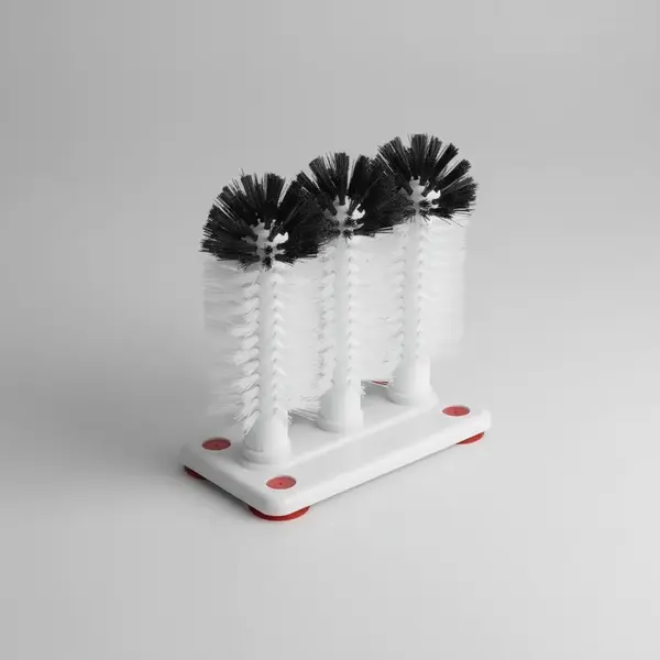 Winco GWB-3 Glass Washer Brush with Base