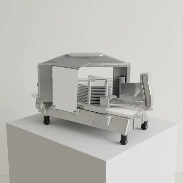 Winco TTS-188S Manual Tomato Slicer with Serrated Blade