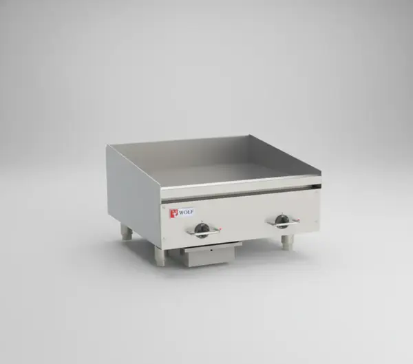 Wolf WEG24E 24'' Countertop Electric Griddle with Thermostatic Controls