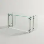 Advance Tabco STFC-18-36 Food Shield with Glass Top Shelf