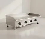 APW Wyott EG-48S 480'' Countertop Electric Griddle with Controls