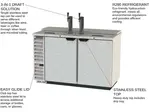 Beverage Air DD58HC-1-C-S