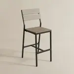 BFM Seating PH202BGRTK-BL Seaside Barstool