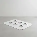 BOXIT CORPORATION 6 Cup Mini Cupcake Insert - 9.95X6.95X.75