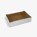 BOXIT CORPORATION White 13.5X9X3 Donut Trays - 250 Count