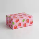 BOXIT CORPORATION Strawberry Cupcake/Bakery Box 7x5x3 - Sold by Each