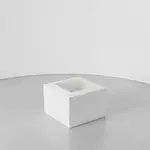 BOXIT CORPORATION 7X7X2.5 White Cupcake Bakery Box with Window - 100 Count