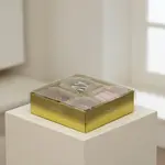 BOXIT CORPORATION Gold Diamond Candy Box with View It Lid - 1/8 lb