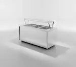 Caddy A-61 Sneeze Protector with Overshelf for 3 Well