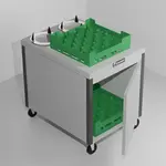 Caddy CM-2620-D-20 Magic Cup/Saucer Rack Dispenser