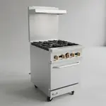 Copper Beech CBR-4 Restaurant Gas Range with 4 Burners